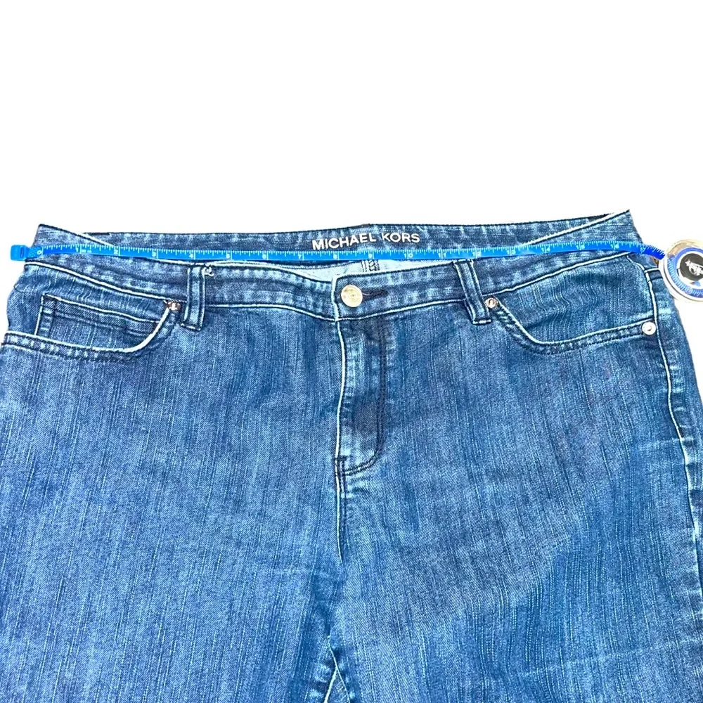 Women’s MK Michael Kors Flare Jeans Size 12 Stretch Denim